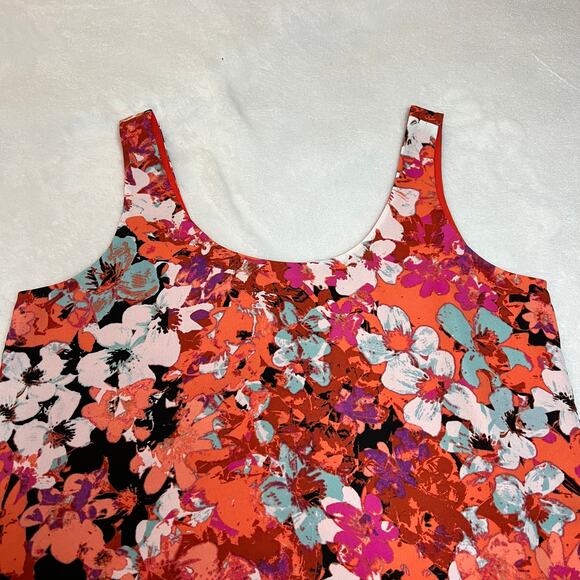 Romeo & Juliet Sleeveless Scoop Neck Flowy Floral Blouse Size S Bloomcore Summer - Picture 7 of 12